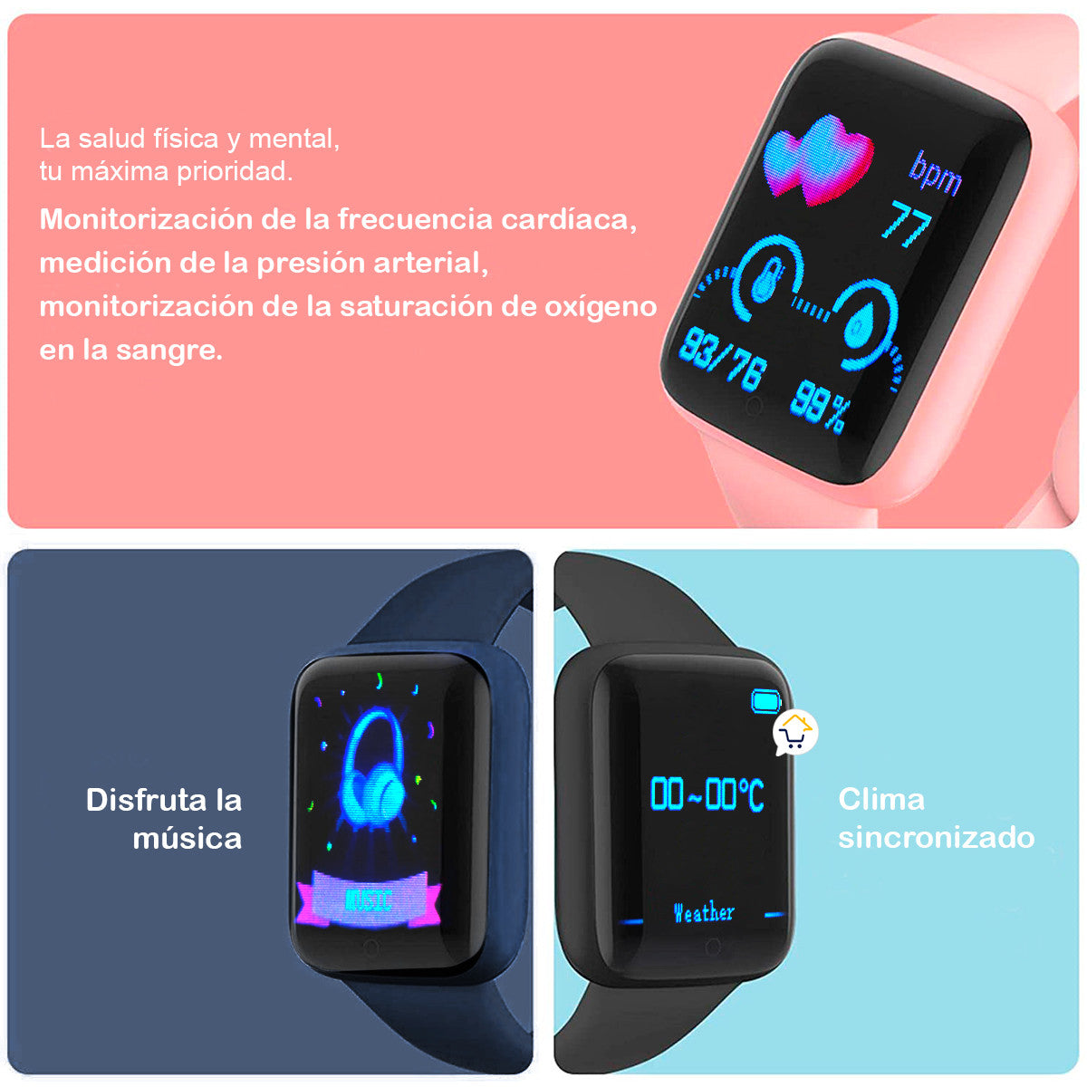 Reloj Inteligente Smartwatch Y68