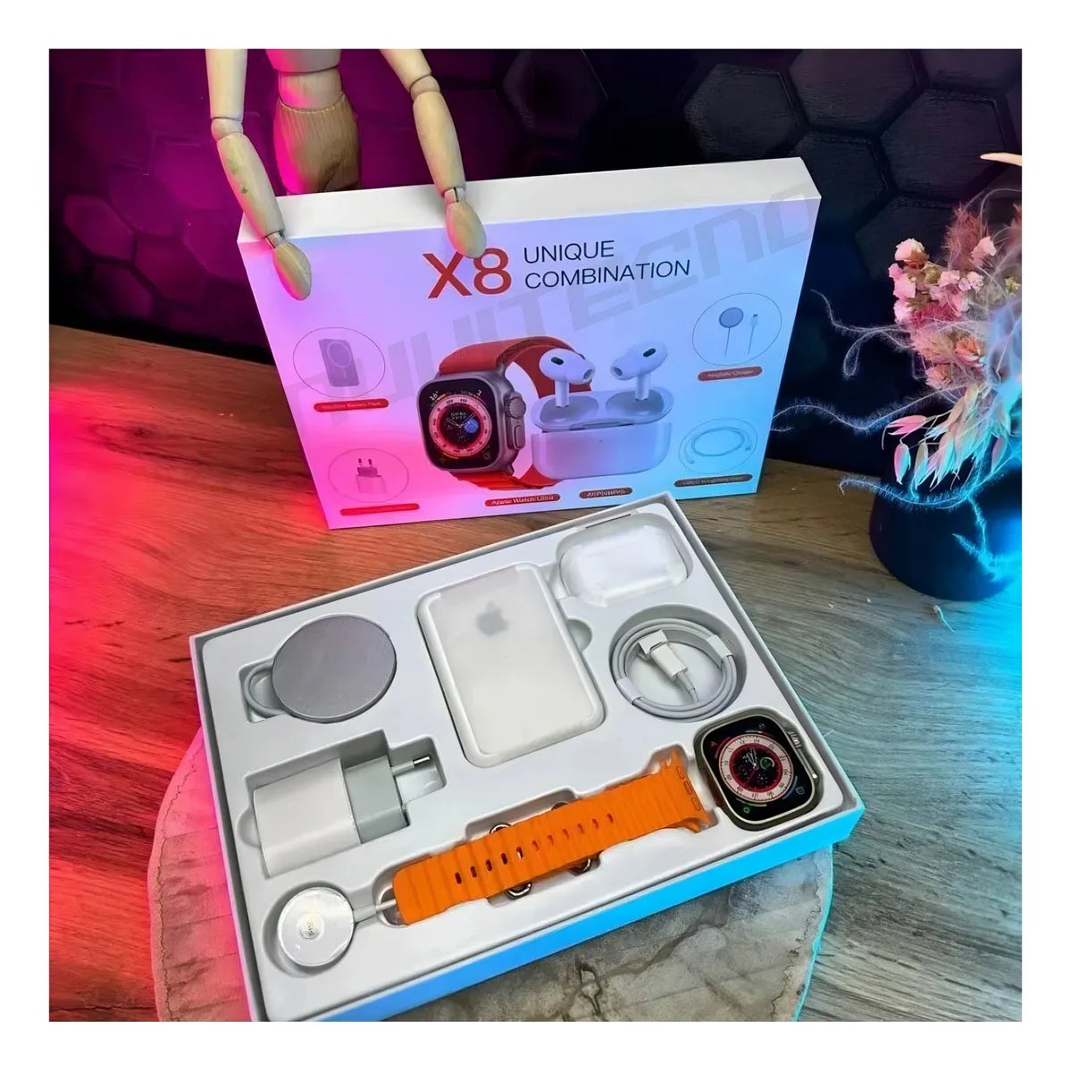 Reloj Smartwatch Ultra  8 Accesorios X8