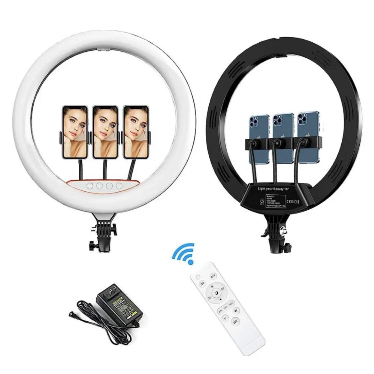 Aro de Luz 45CM 3 Tonos + Trípode 2M