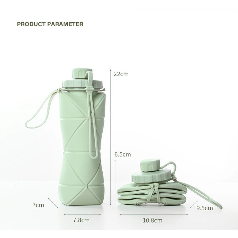 Termo Botella Portátil Plegable  Práctic