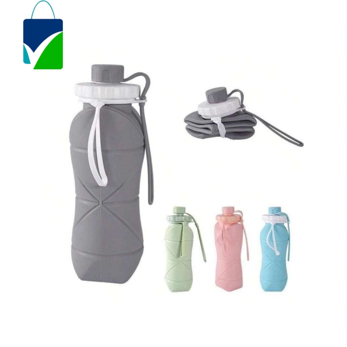 Termo Botella Portátil Plegable  Práctic