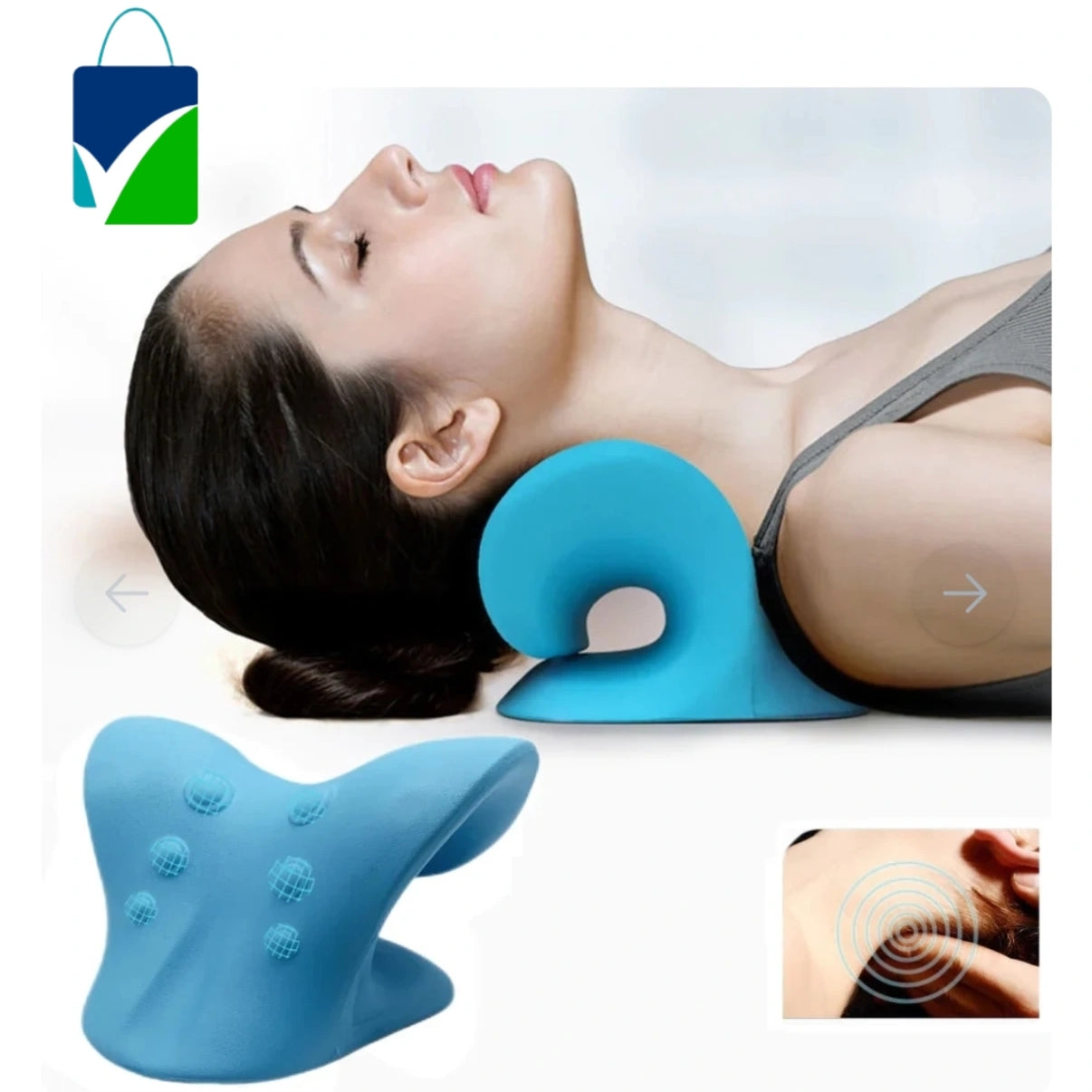 Almohada Estiramiento Espalda Alivio